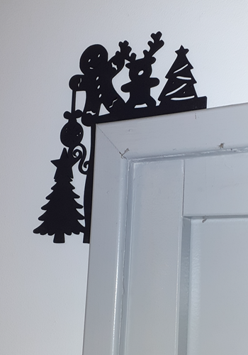 Décoration de porte - Noël